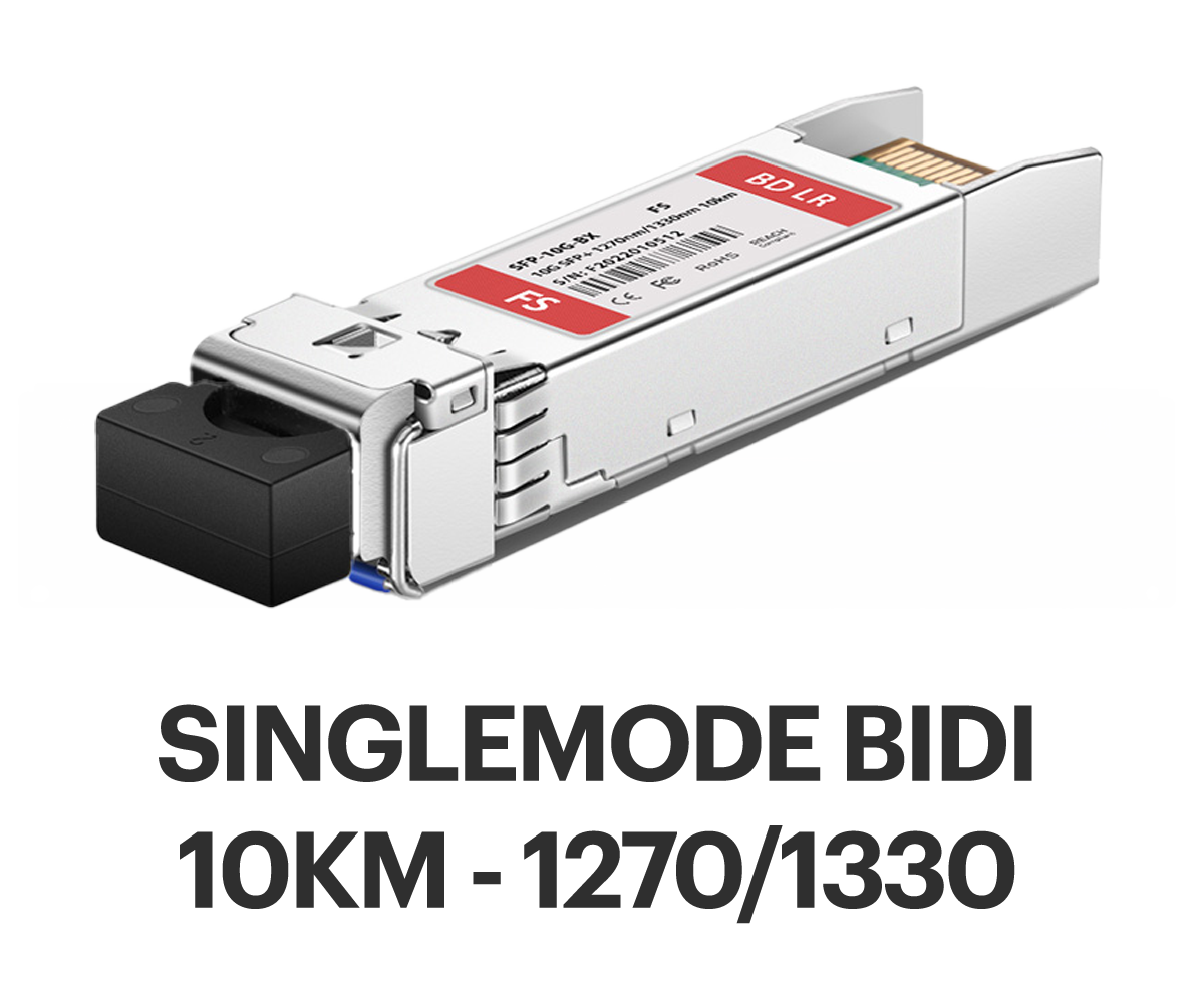 FS - 10G BIDI SM - SFP+ - 1270/1330nm (RX)