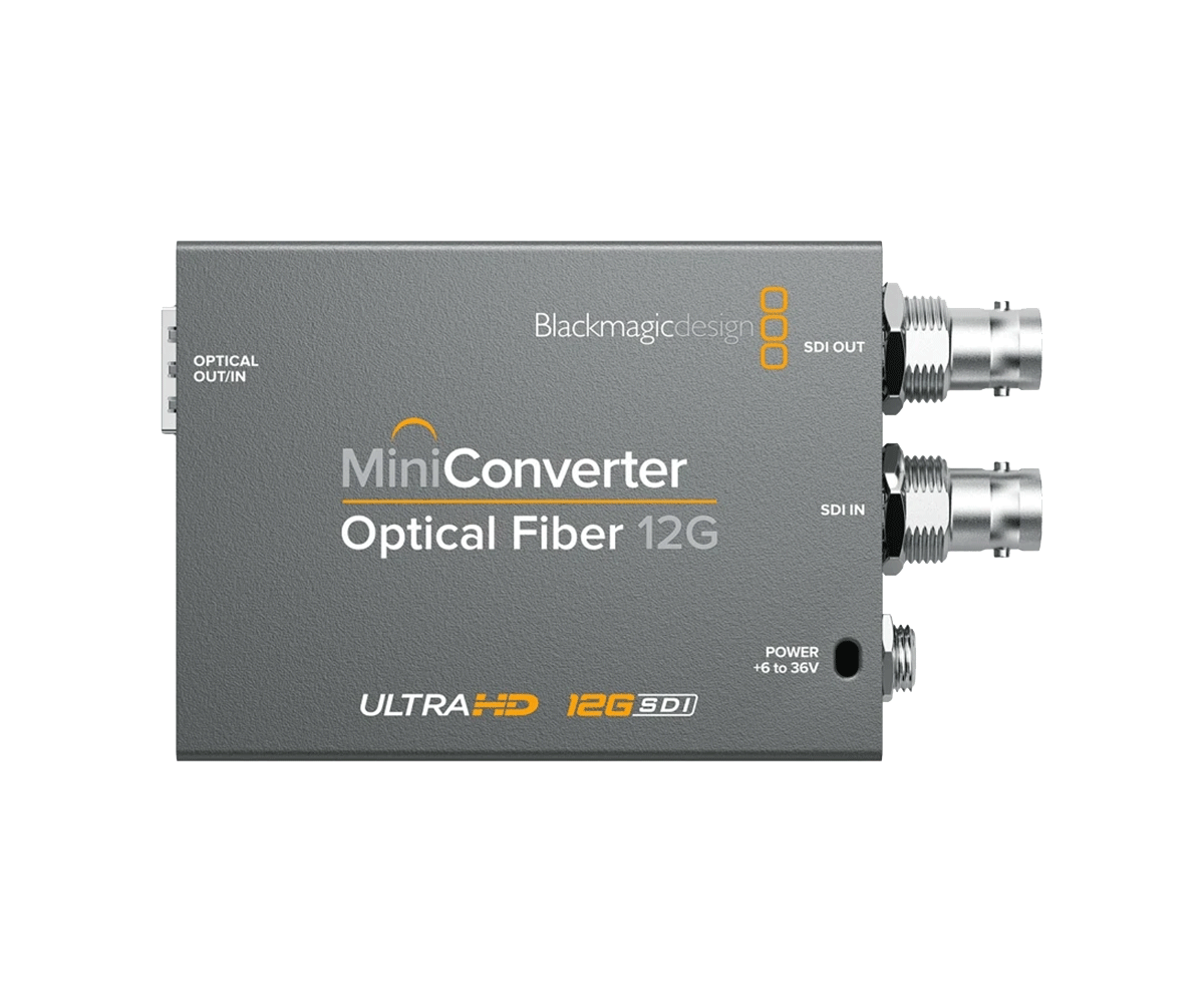 Blackmagic - 12G SDI to Fibre BIDI Mini Convertor