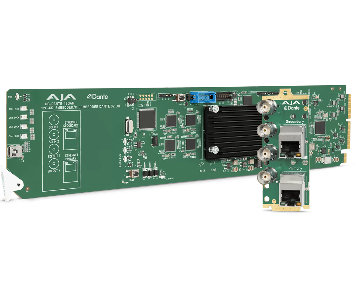 AJA OG Dante 12GAM - 12G SDI Embedder De-Embedder