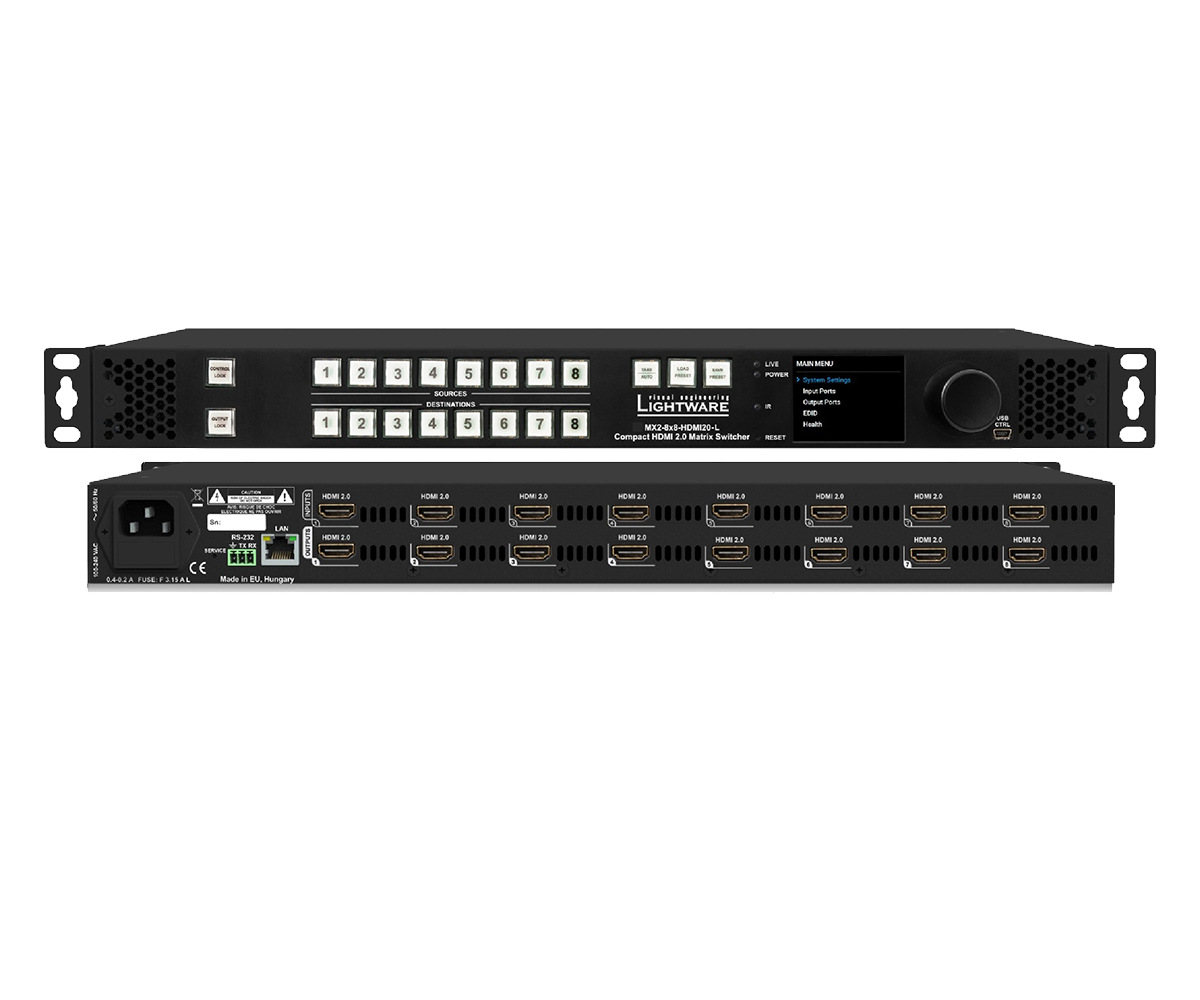 Lightware - MX2 8x8 HDMI 2.0 Matrix