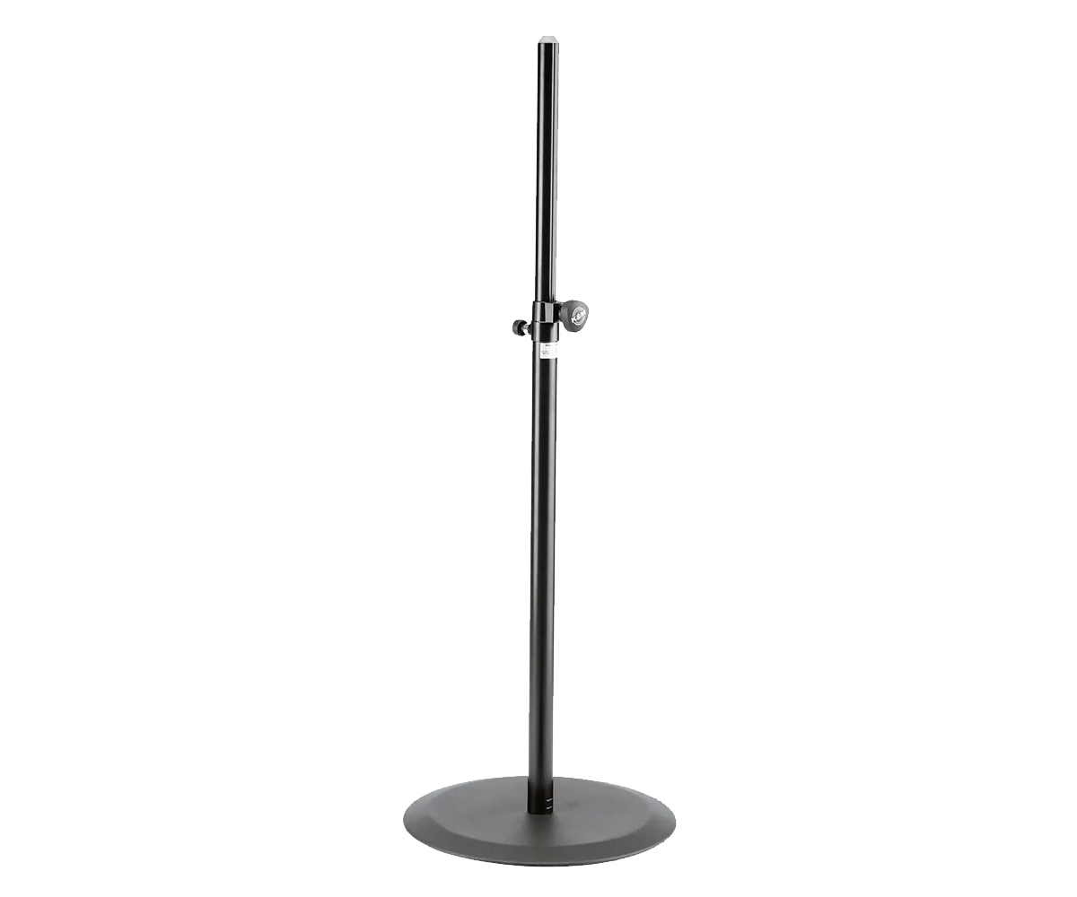 K&M - Round Base Speaker Stand Package