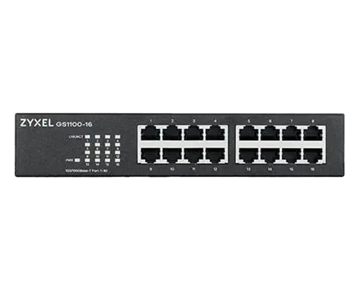 Zyxel - GS1100 - 16 Port Unmanaged Switch